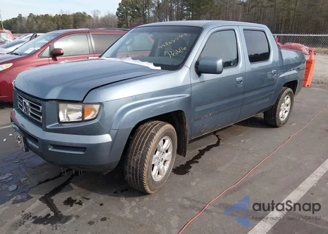 2006 Honda Ridgeline Rts from USA, damaged, VIN 2HJYK16406H567743